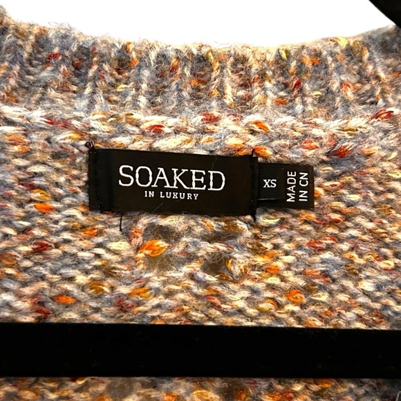 Soaked In Luxury Anabelle Open Knit Cardigan- Size XS - Picture 10 of 14